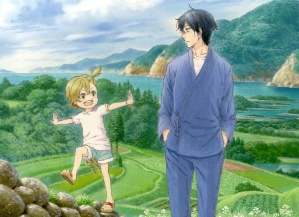 Barakamon is a lovely show about a troubled man moving to a small town and rediscovering the joy for simpler things.